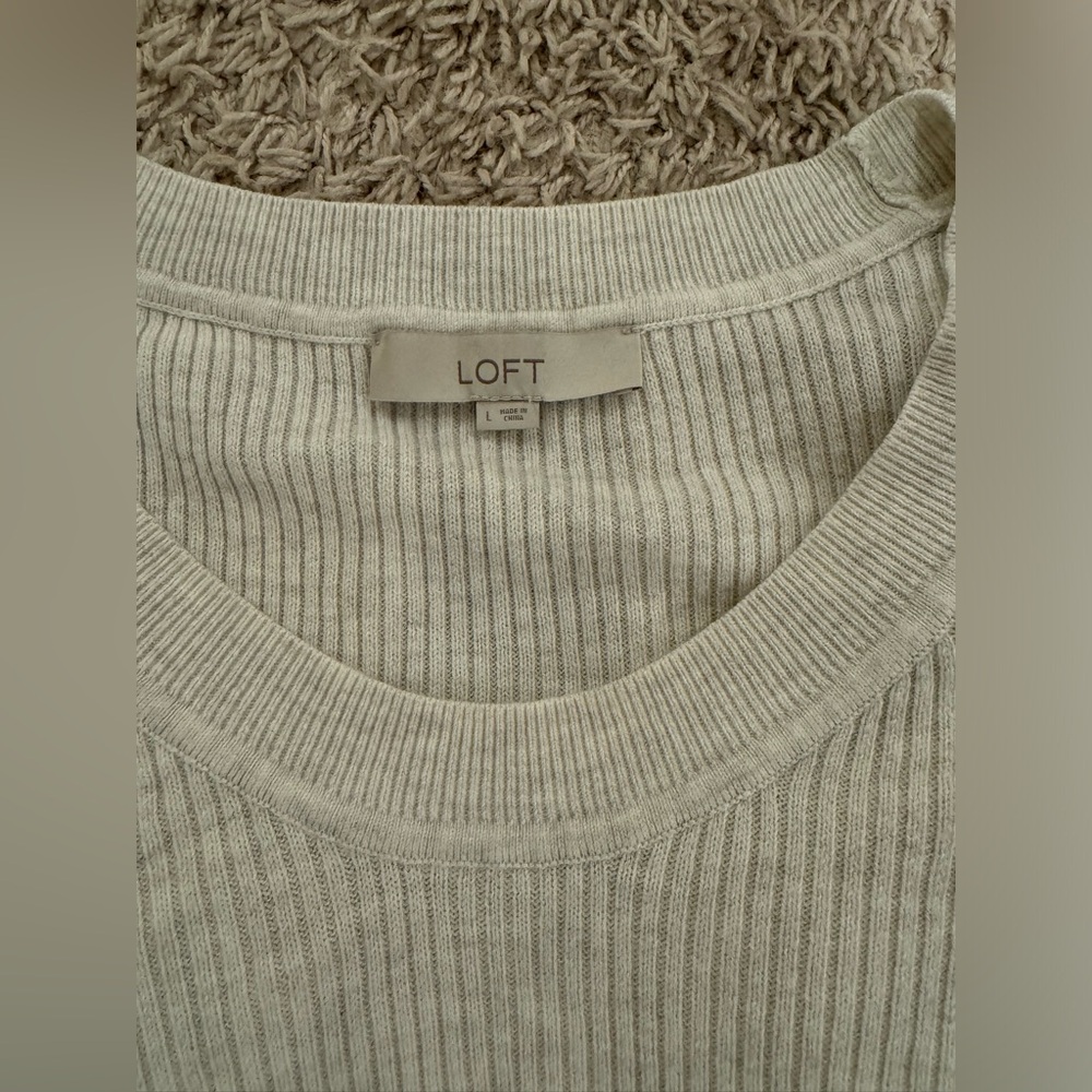 LOFT Ribbed Sweater - Picture 4 of 5